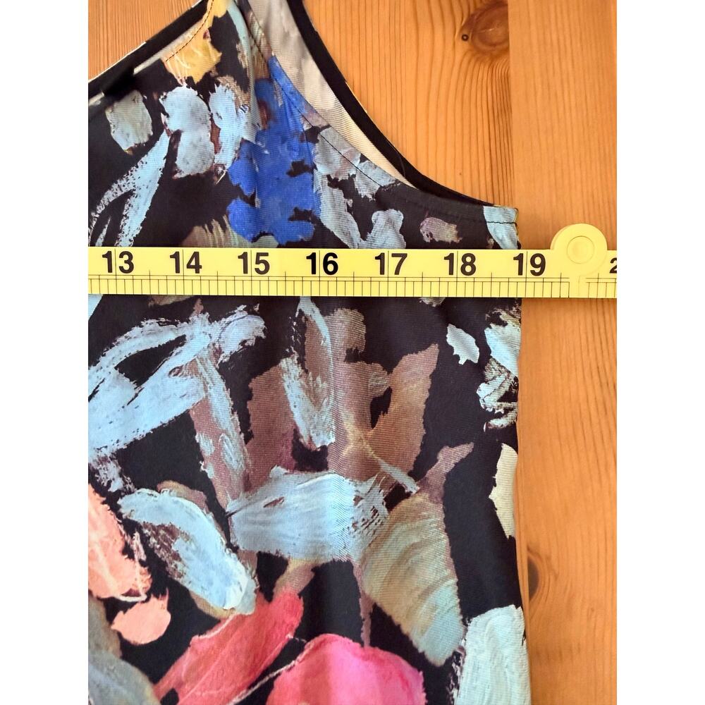 Ted Baker London Adamela Floral Maxi Dress Size 4 Black Multicolor Slip Dress - Picture 6 of 7